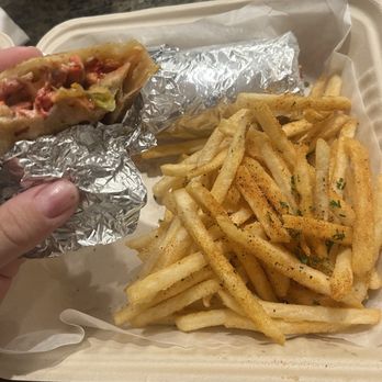 Salsal - Chicken Shawarma Combo with fries - Mediterranean Near Me - Rocklin, California