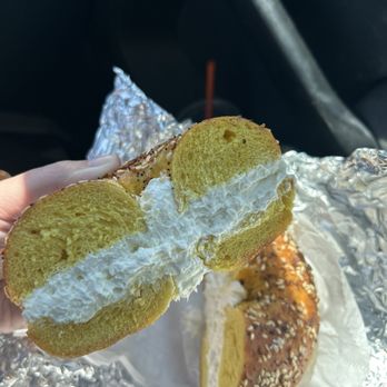 Ruby's New York Style Bagels - Egg Everything with plain cc - Bagels Near Me - Mount Pleasant, South Carolina Ruby's New York Style Bagels - Egg Everything with plain cc - Bagels Near Me - Mount Pleasant, South Carolina
