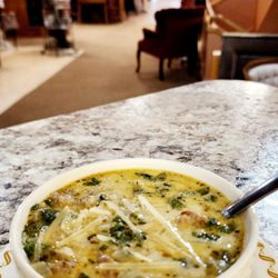 Brickside Brew-n-Chew - I have to say Brickside has stellar soups! And a different one everyday. You can call ahead and order your meal so you dont miss out.