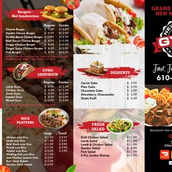 New York Gyro - Menu Page 1