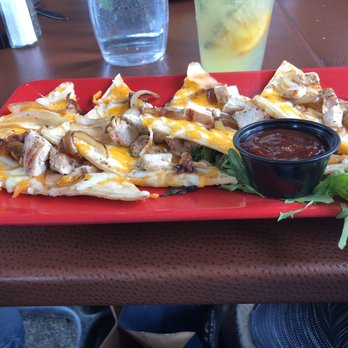 Doc's Roadhouse - Chicken flat bread with caramelized onions - Comfort Food Near Me - Winter Park, Colorado Doc's Roadhouse - Chicken flat bread with caramelized onions - Comfort Food Near Me - Winter Park, Colorado