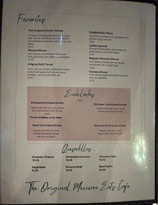 Menu photo 4 The Original Mexican Eats Cafe - Del Norte Fort Worth, TX Menu photo 4 The Original Mexican Eats Cafe - Del Norte Fort Worth, TX