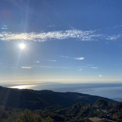 View to the right when you enter the trail near the topanga lookout entrance.