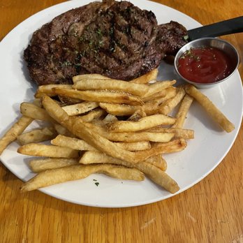 Logan’s Place - Rib eye and French fries - American Near Me - Mineola, Texas Logan’s Place - Rib eye and French fries - American Near Me - Mineola, Texas