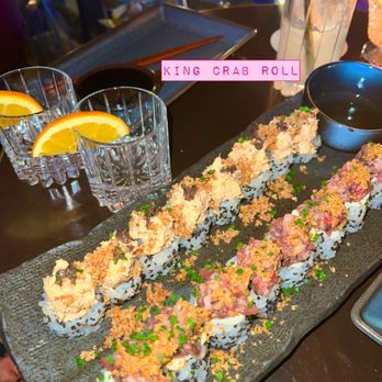 Kessaku - King Crab Roll Surf and turf roll - Cocktail Bars Near Me - Dallas, Texas Kessaku - King Crab Roll Surf and turf roll - Cocktail Bars Near Me - Dallas, Texas