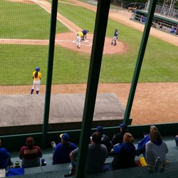 The Mini Met - Wooden bleachers!