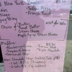 Silverbrook Coffee - Bakery Menu. Changes seasonally. Bagels flown in from New York!