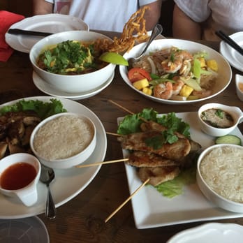 2C Thai Bistro & Spirits - Khao soi (curry noodle), Phad woon sen (cellophane noodles), sticky rice with chicken and pork skewers - Thai Near Me - Seattle, Washington 2C Thai Bistro & Spirits - Khao soi (curry noodle), Phad woon sen (cellophane noodles), sticky rice with chicken and pork skewers - Thai Near Me - Seattle, Washington