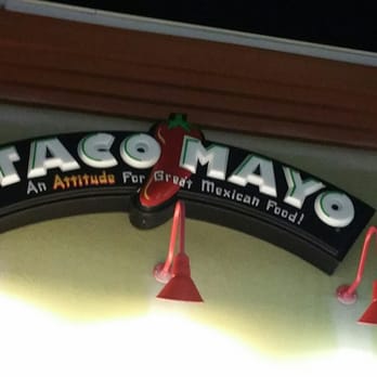 Taco Mayo - a sign for a mexican restaurant - Tex-Mex Near Me - Terrell, Texas Taco Mayo - a sign for a mexican restaurant - Tex-Mex Near Me - Terrell, Texas