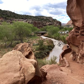 Capitol Reef National Park - Sulfur Creek in the distance - Parks Near Me - Fruita, Utah