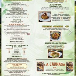 Puerto Criollo - Menu as of 11/2024