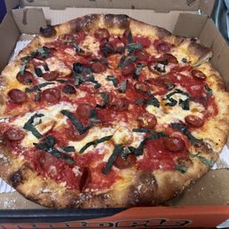 Grandma's Pizza with Pepperoni Grandma's Pizza with Pepperoni 