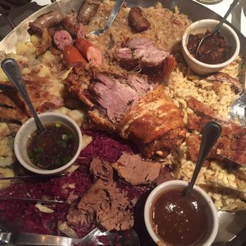 Der Biergarten - One of the best dinner ever had. So much food '!! - German Near Me - Atlanta, Georgia
