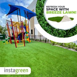 Instagreen - Transform your outdoor space with Breeze Turf!
Get a fresh, natural look that's easy to maintain.
