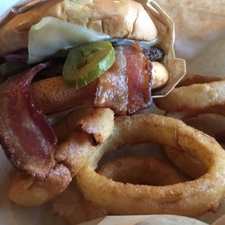 Creekside Pub & Grill - Great jalapeño burger extra well done