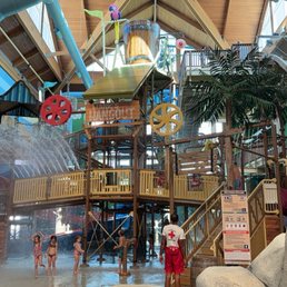 One of two play structures (other one is for young children/toddlers)