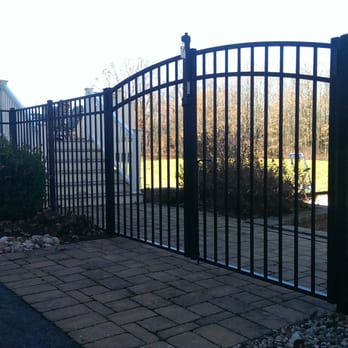 Jersey Fenceworks - Jerith double accent gate. - Fences & Gates Near Me Jersey Fenceworks - Jerith double accent gate. - Fences & Gates Near Me