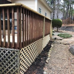 Michael's Property Services - Added 4X4 post to railing to add support