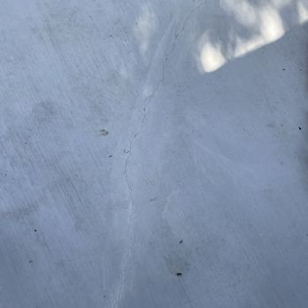 Cornerstone Concrete - Hairline crack that was patched twice, now chipping. - Masonry/Concrete Near Me - Vacaville, California Cornerstone Concrete - Hairline crack that was patched twice, now chipping. - Masonry/Concrete Near Me - Vacaville, California