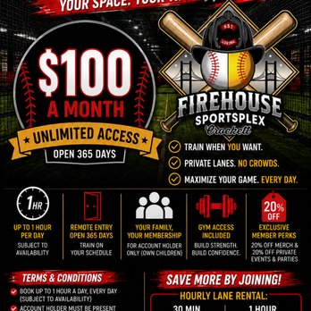 Firehouse Sportsplex - Become a Member and save more! - Baseball Fields Near Me - Crockett, California Firehouse Sportsplex - Become a Member and save more! - Baseball Fields Near Me - Crockett, California