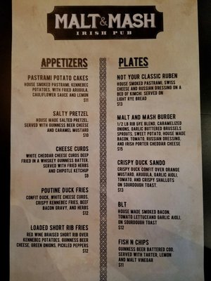 Menu photo 7 Malt & Mash Irish Pub Sacramento, CA Menu photo 7 Malt & Mash Irish Pub Sacramento, CA