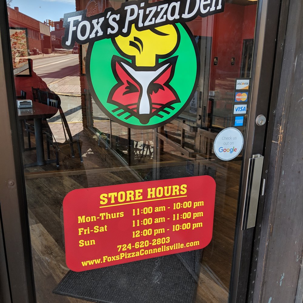 Fox's Pizza Den - Front Door - Pizza Near Me - Connellsville, Pennsylvania Fox's Pizza Den - Front Door - Pizza Near Me - Connellsville, Pennsylvania