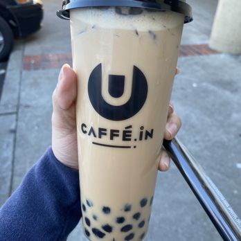CAFFE:iN - This is the Brown Sugar Milk Tea (don't get it confused like I did with the Brown Sugar Pearl Latte). They're different drinks. - Coffee & Tea Near Me - Union City, California