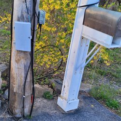 Optimum - Left the wires exposed and a bunch of extra wire wrapped around my mailbox.  Its been like this for a year.