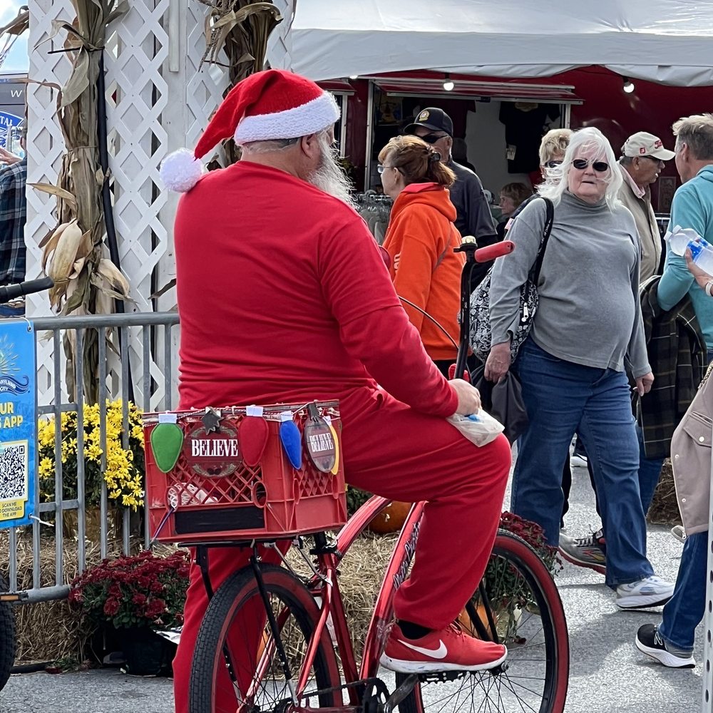 Sunfest - Santa Claus came to greet the sun festers - Festivals Near Me - Ocean City, Maryland