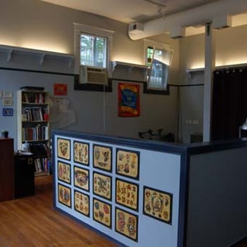 Freaks and Geeks Tattoo - View from the waiting area.. - Tattoo Near Me - Portland, Oregon Freaks and Geeks Tattoo - View from the waiting area.. - Tattoo Near Me - Portland, Oregon