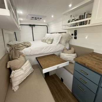 AdventureBumss Van Conversions - Dining area - Auto Customization Near Me - Auburn, California