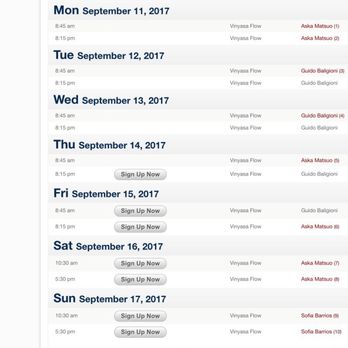 Yoga Garage - Schedule found on mindapp - Yoga Near Me - Florence, FI