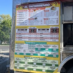 El Tacorriendo - Menu May 2023