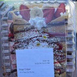 Snap crepe made beautiful Snap crepe made beautiful