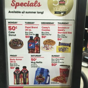 Casey's - a menu for a variety of drinks - Pizza Near Me - Des Moines, Iowa Casey's - a menu for a variety of drinks - Pizza Near Me - Des Moines, Iowa