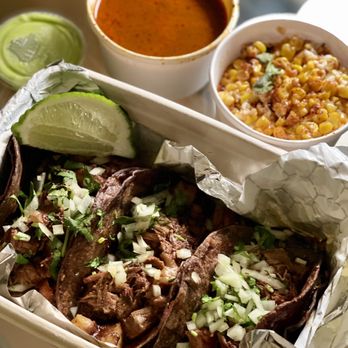 Tacovision - Birria Tacos (3pcs) and Mexican Street Corn - Tacos Near Me - New York, New York