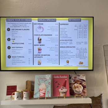 Miruku Creamery - Menu - Ice Cream & Frozen Yogurt Near Me - McKinney, Texas