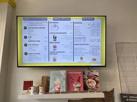 Menu photo 6 Miruku Creamery McKinney, TX