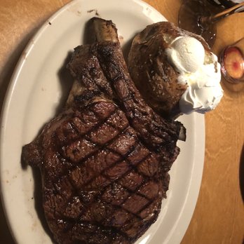 Texas Roadhouse - Ribeye with baked potato  I can't complain. - Steakhouses Near Me - Erie, Pennsylvania