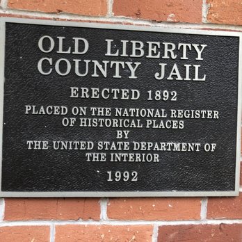 Old Liberty County Jail - National Register Plaque - Landmarks & Historical Buildings Near Me - Hinesville, Georgia Old Liberty County Jail - National Register Plaque - Landmarks & Historical Buildings Near Me - Hinesville, Georgia