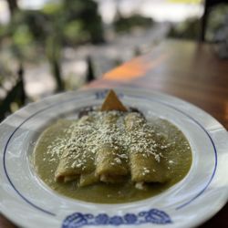 El Bajío - The best green enchiladas I've ever had!