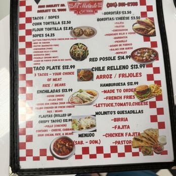 Tortilleria El Molinito - Menu - Mexican Near Me - Rowlett, Texas Tortilleria El Molinito - Menu - Mexican Near Me - Rowlett, Texas