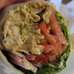 Shortstop Sandwiches - Chicken Pesto Wrap