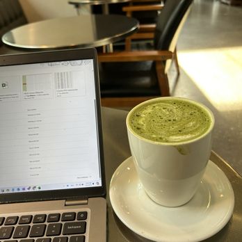 42 & Lawrence - Hot Matcha Latte. - Coffee & Tea Near Me - Raleigh, North Carolina