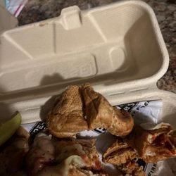 Firehouse Subs - Supposed to be a meatball sandwich on wheat bread. Looks like garbage!