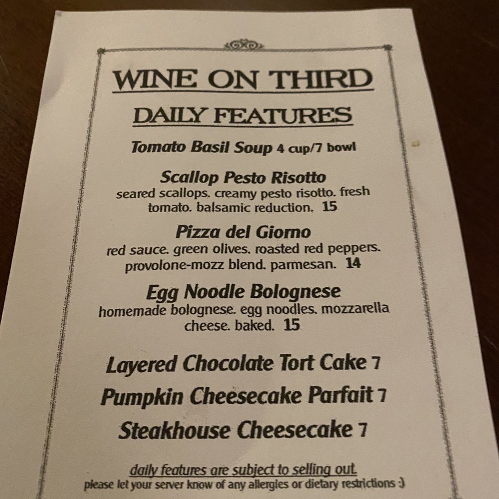 Wine on Third Restaurant and Bar - Wine Bars Near Me - Niagara Falls, New York Wine on Third Restaurant and Bar - Wine Bars Near Me - Niagara Falls, New York