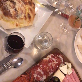 DiAnoia's Eatery - Meat and cheese board and the famous bread with a bubble to start! - Delis Near Me - Pittsburgh, Pennsylvania