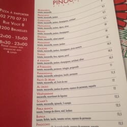 Pinocchio - Takeaway Menu
