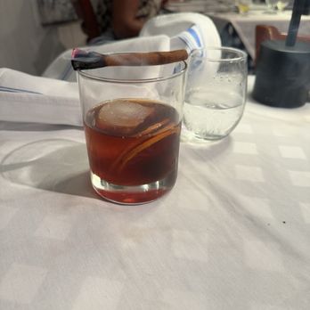 The Doctor’s Office - Smoked old fashioned - Seafood Near Me - Holmes Beach, Florida