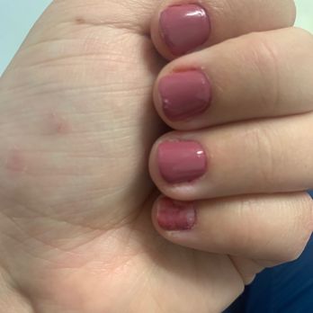Star Nails - This isn't even an hour after... this is a gel manicure! - Nail Salons Near Me - Clayton, North Carolina
